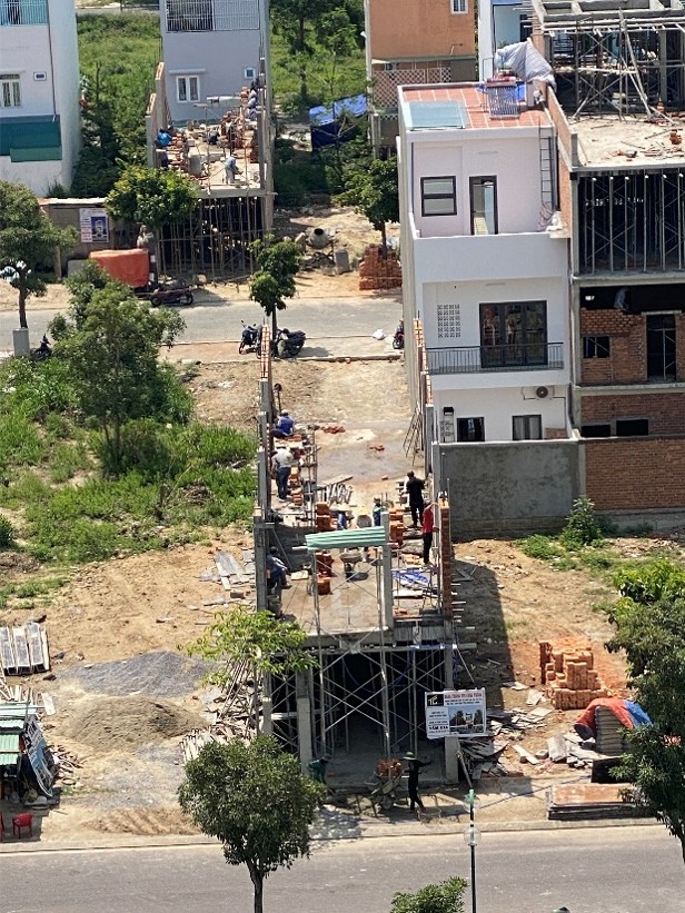 Wohnungsbausiedlung in Nha Trang, Vietnam, aufgenommen 2024